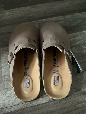 Birkenstock Boston Clogs - Taupe